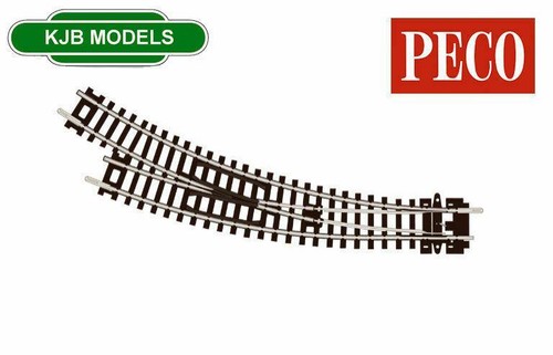 Peco h curved turnout - st-44, r/h